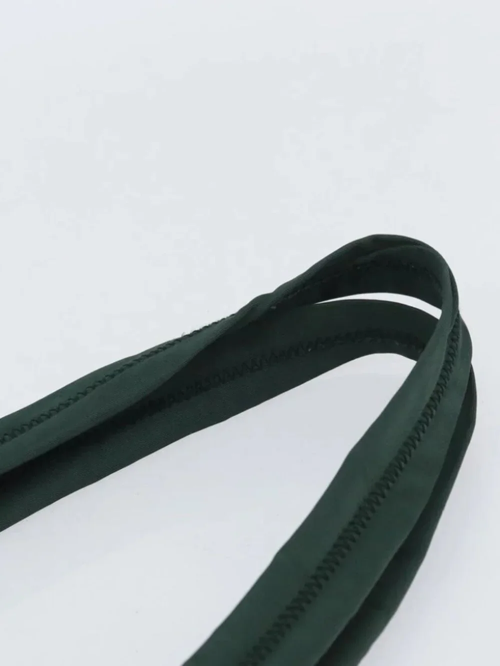 PRADA Tote Bag Nylon Green Silver Auth - Picture 8 of 16